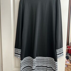 Women’s Black T-shirt Dress in size XL